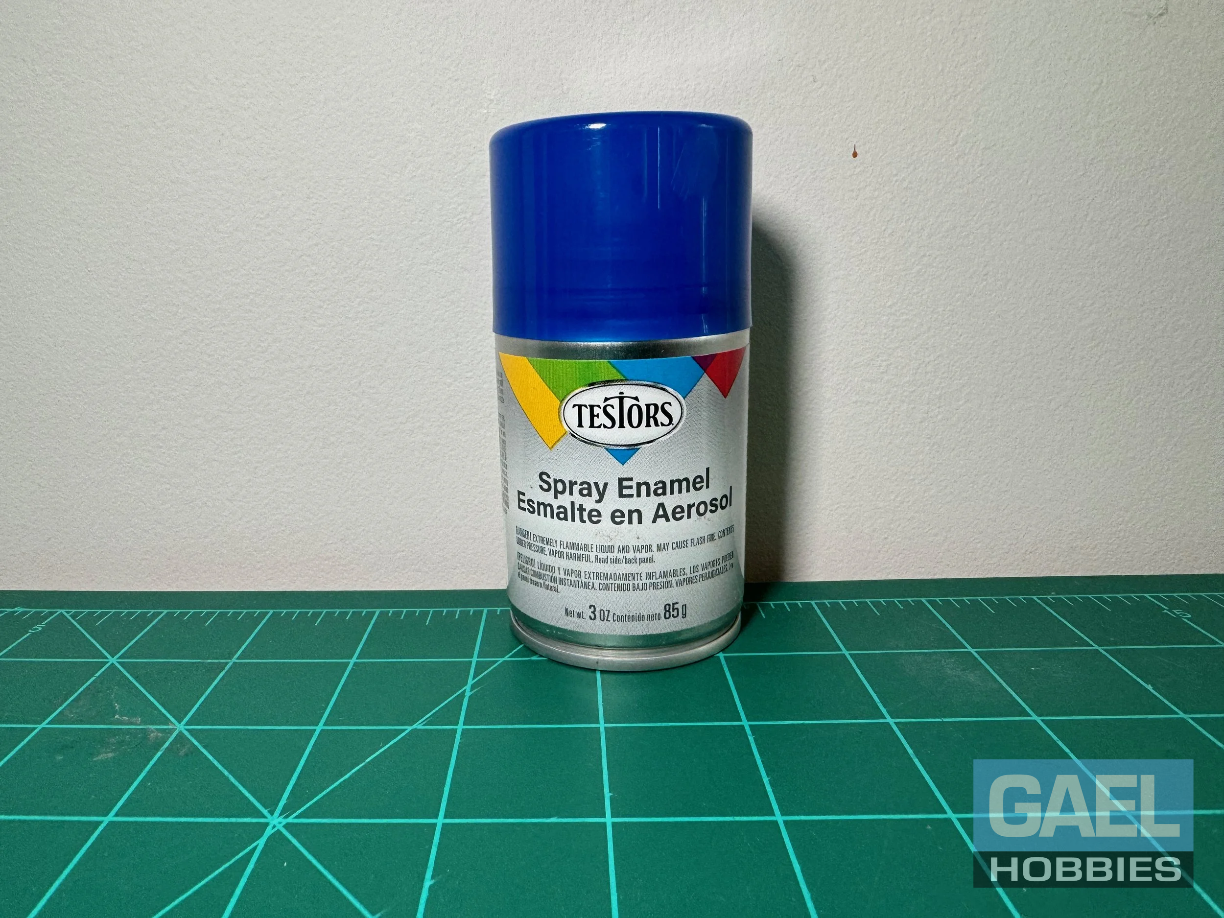 Testors Enamel 3oz.-Spray Enamel Gloss Dark Blue #1211T