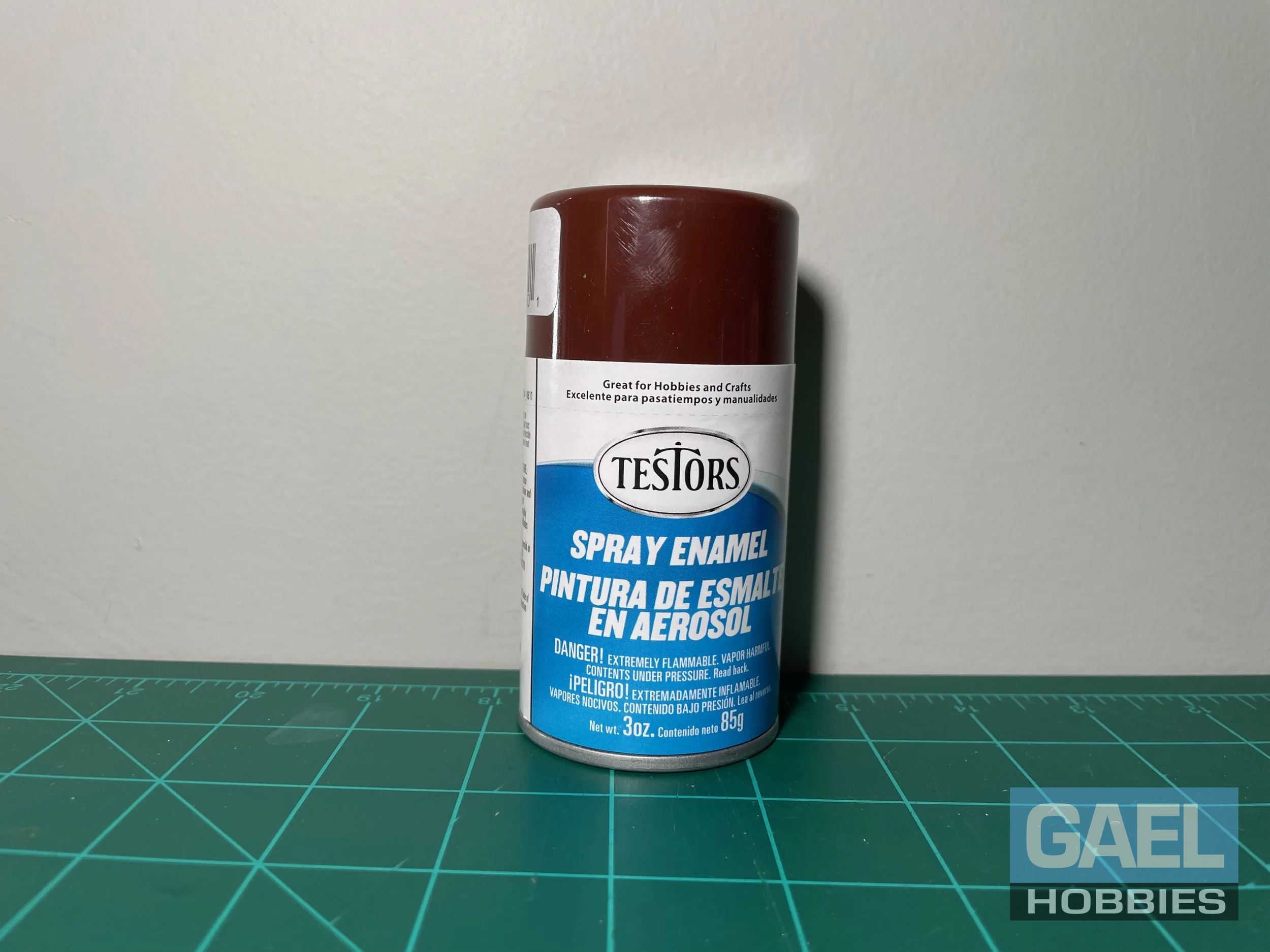 Testors Enamel 3oz.-Spray Enamel Gloss Brown #1240