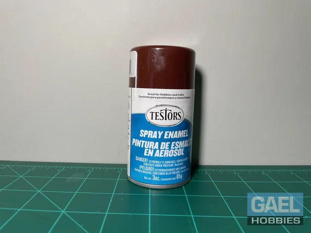 Testors Enamel 3oz.-Spray Enamel Gloss Brown #1240
