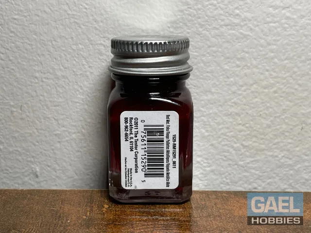 Testors Enamel 1/4oz-Red Metal Flake #1529