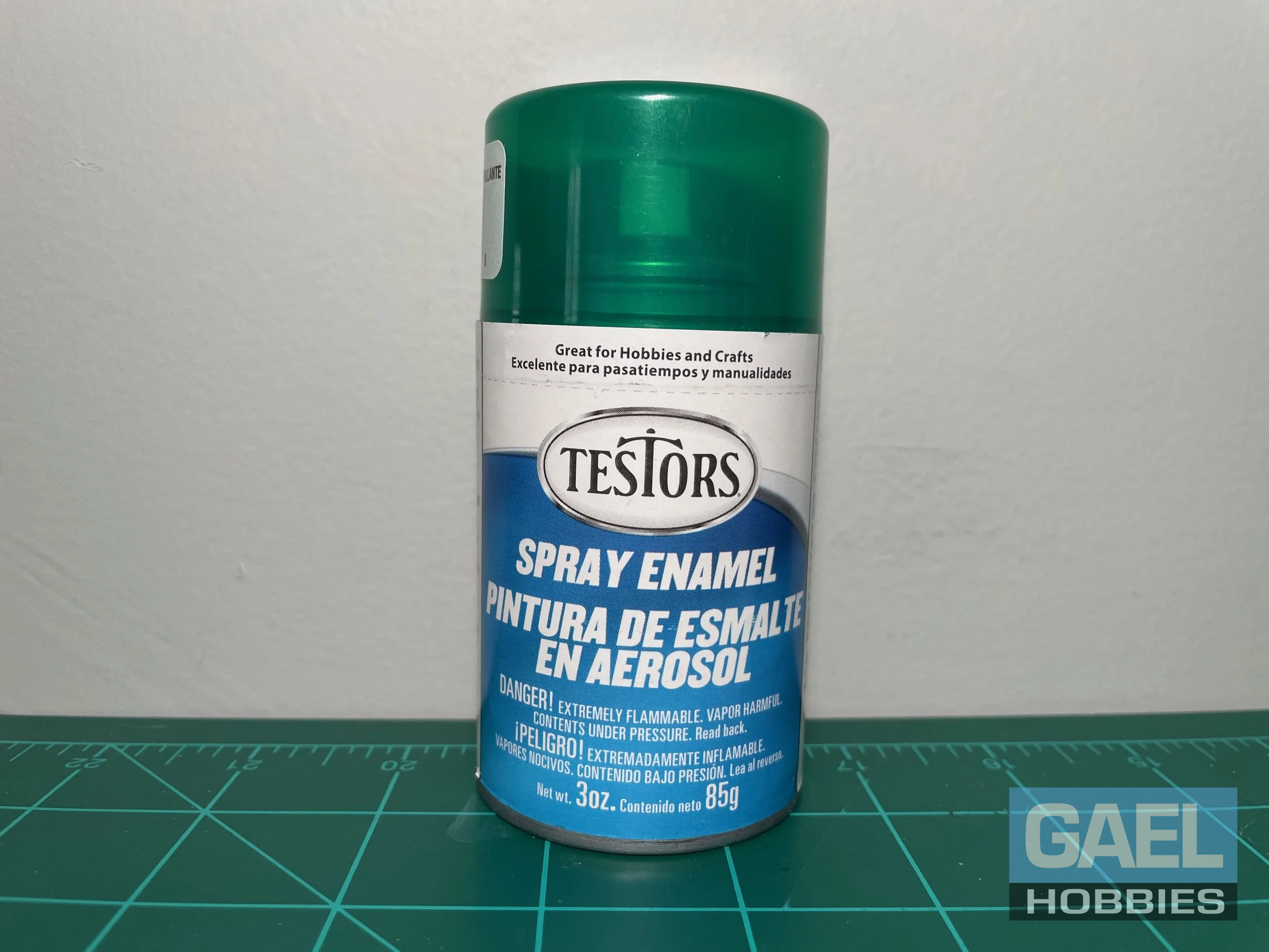 Testors Enamel 3oz.-Spray Enamel Gloss Custom Green #1601