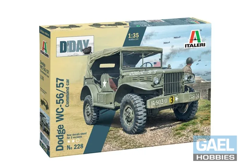 1/35 Italeri Dodge WC-56/57 Command Car #228