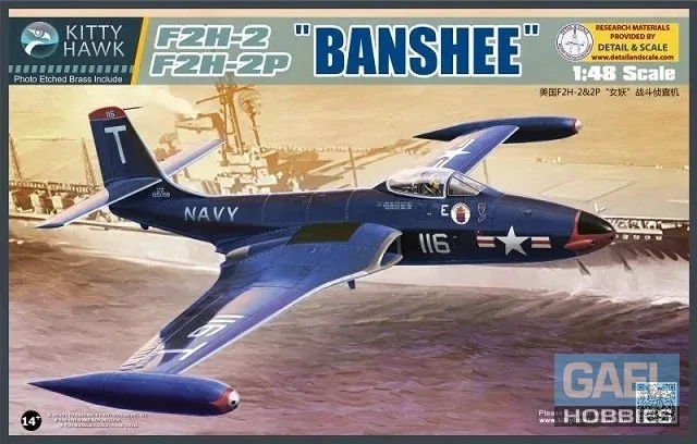 1/48 Kitty Hawk 80131 1/48 F2H-2/F2H-2P Banshee