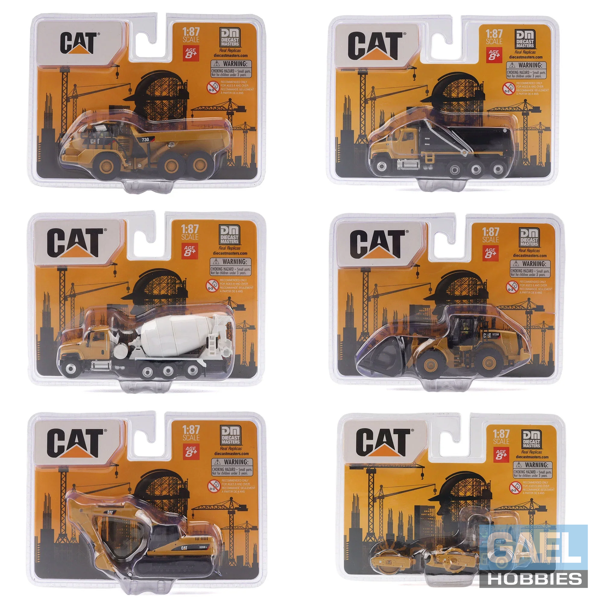 1:87 Diecast Models Series II Assortment (6units) 84404A