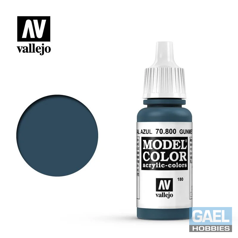 Vallejo 10ml Model Color Gunmetal Blue (70.800)