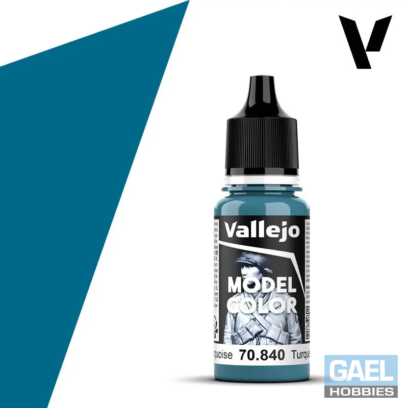 Vallejo 18ml Light Turquoise Model Color (70.840)