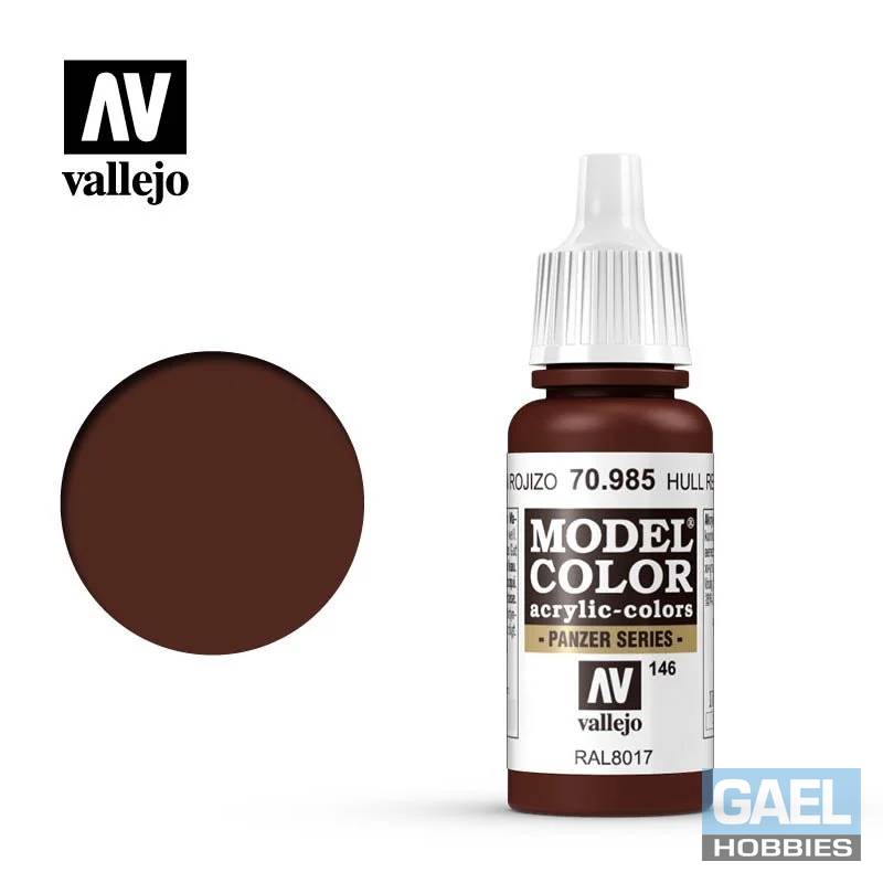 Vallejo 17ml Model Color Hull Red (70.985)