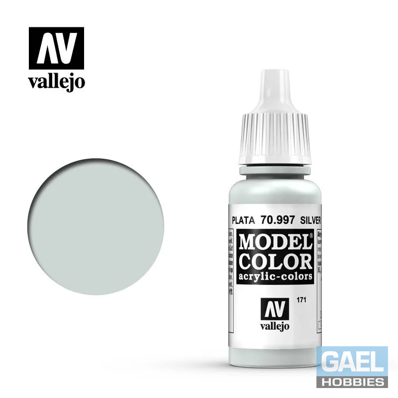 Vallejo 17ml Model Color Silver (70.997)