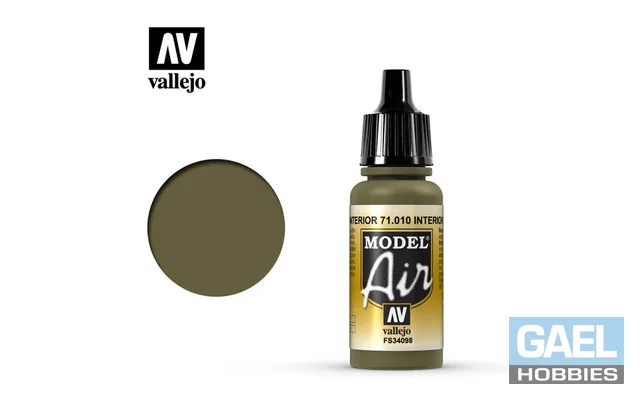 Vallejo 17ml Model Air Interior Green (71.010)