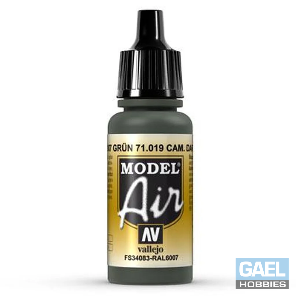 Vallejo 17ml Model Air Cam Dark Green (71.019)