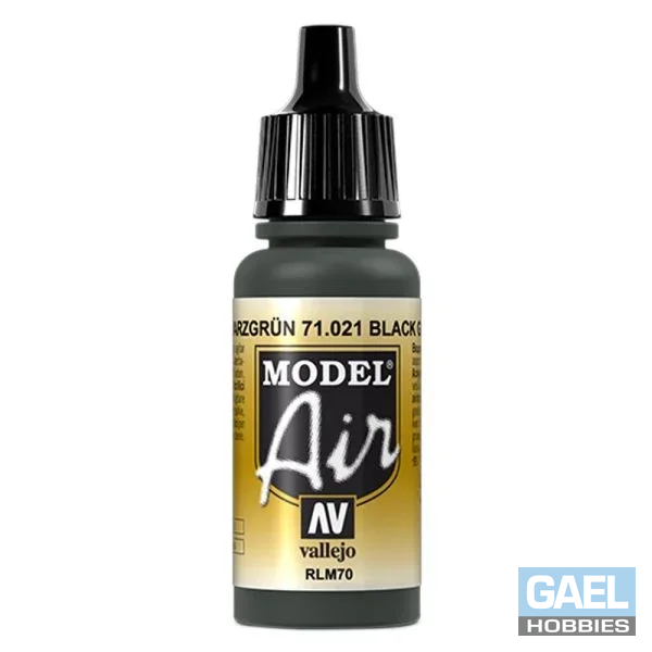 Vallejo 17ml Model Air Black Green (71.021)