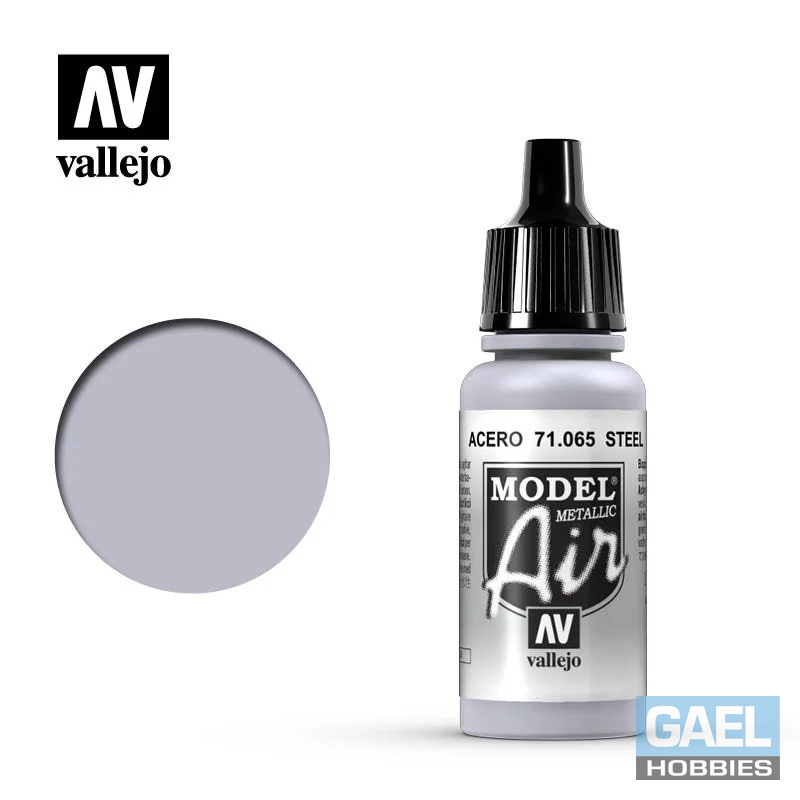 Vallejo 17ml Model Air Steel (71.065)