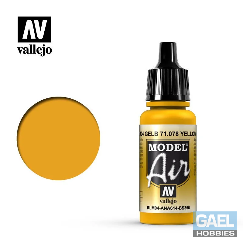 Vallejo 17ml Model Air Yellow RLM04 (71.078)