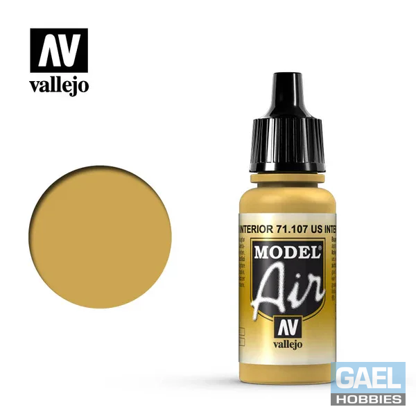 Vallejo 17ml Model Air US Interior Yellow (71.107)