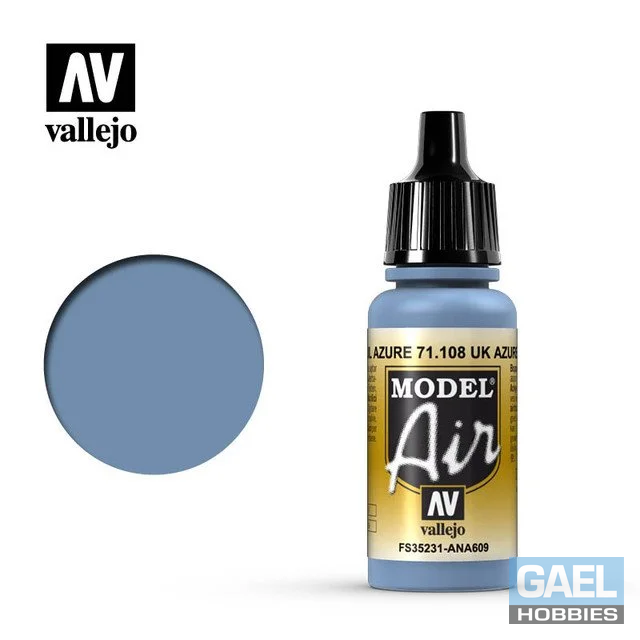 Vallejo 17ml Model Air U.K. Azure (71.108)