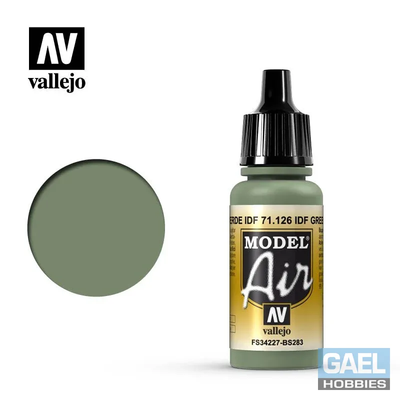 Vallejo 17ml Model Air IDF/IAF Green (71.126)