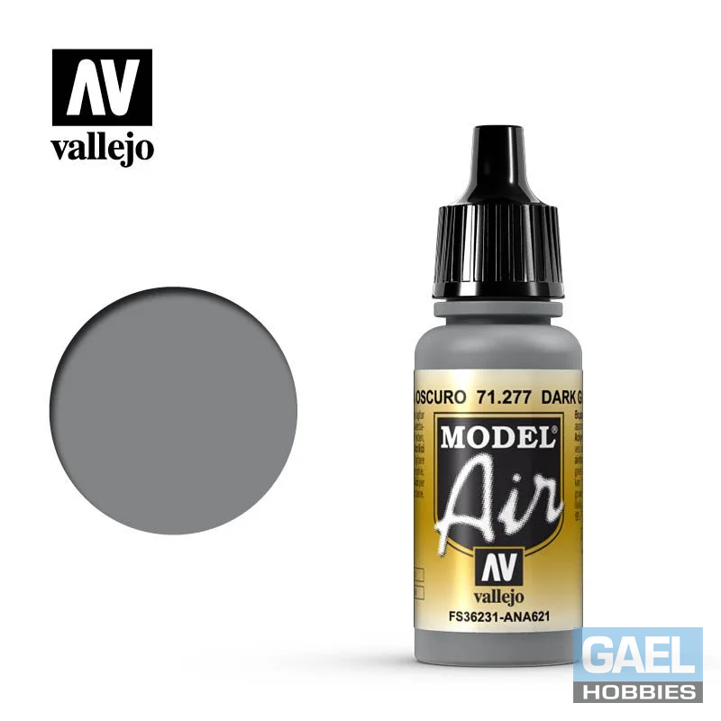 Vallejo 17ml Model Air Dark Gull Gray (71.277)