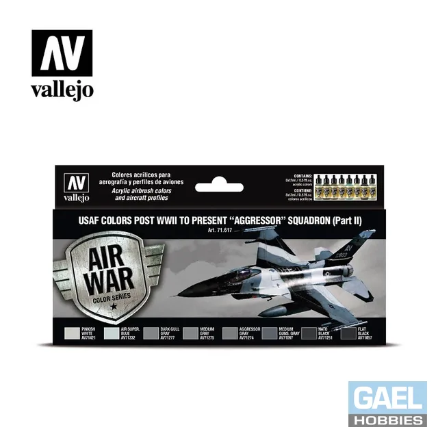 Vallejo 17oz Model Air USAF Colors Post WWII to Present "Aggressor" Squadron (Part II)