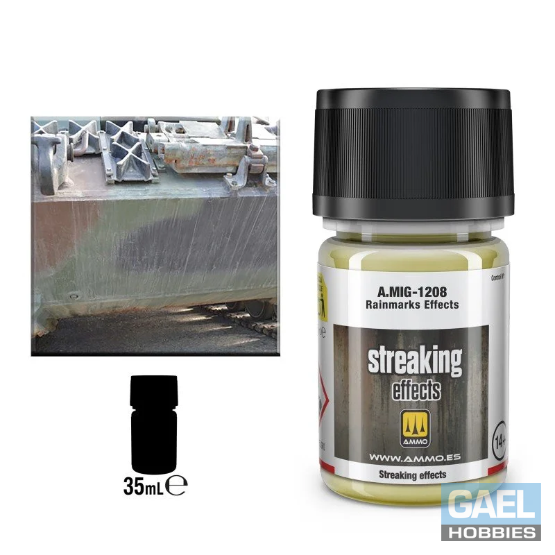 AMMO Streaking Effects 35mL Streaking Rainmarks Effects #A.MIG-1208