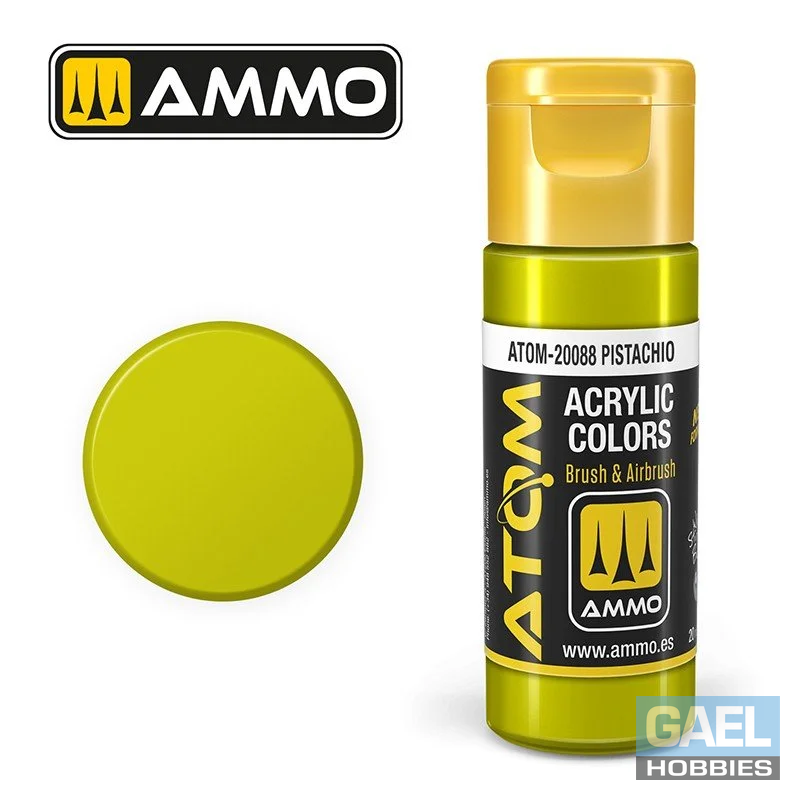 AMMO ATOM ACRYLIC COLOR 20mL Pistachio #ATOM-20088