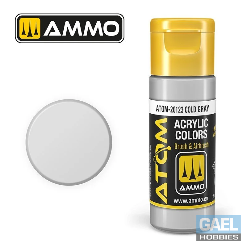 AMMO ATOM ACRYLIC COLOR 20mL Cold Gra7 (FS36628) #ATOM-20123