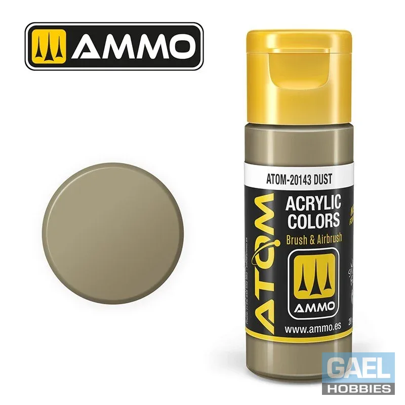 AMMO ATOM ACRYLIC COLOR 20mL Dust #ATOM-20143
