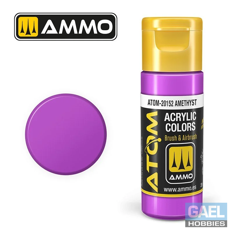 AMMO ATOM ACRYLIC COLOR 20mL Amethyst #ATOM-20152