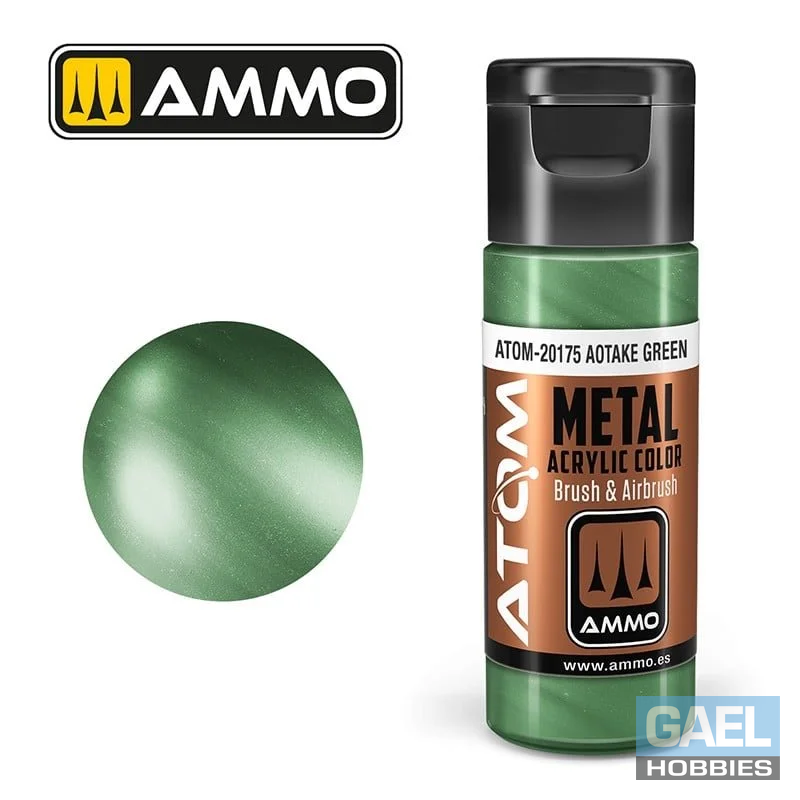 AMMO ATOM ACRYLIC COLOR 20mL Aotake Green #ATOM-20175