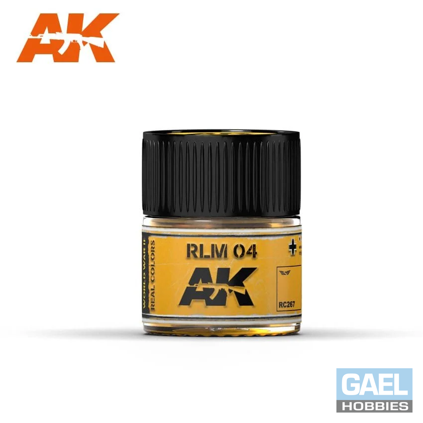 AK REAL COLORS: Yellow RC267 Acrylic Lacquer Paint 10ml