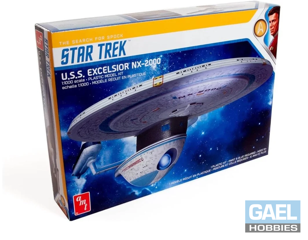 1/1000 AMT Star Trek U.S.S. Excelsior NX-2000 #AMT1257M/12