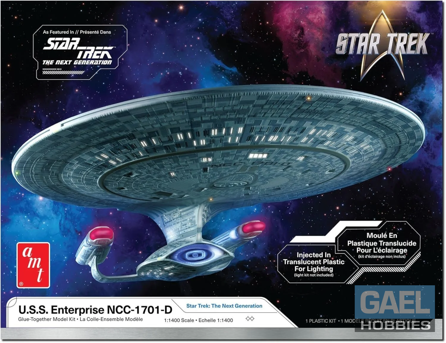 1/1400 AMT Star Trek NG U.S.S. Enterprise NCC-1701-D #AMT1429M/06