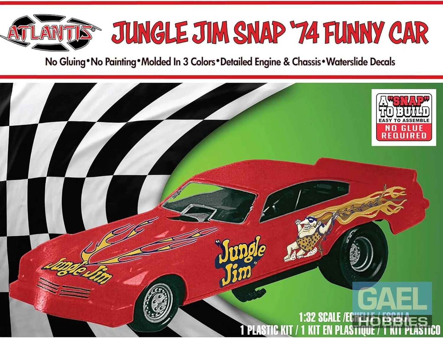 1/32 Atlantis Jungle Jim Snap '74 Funny Car #H1119