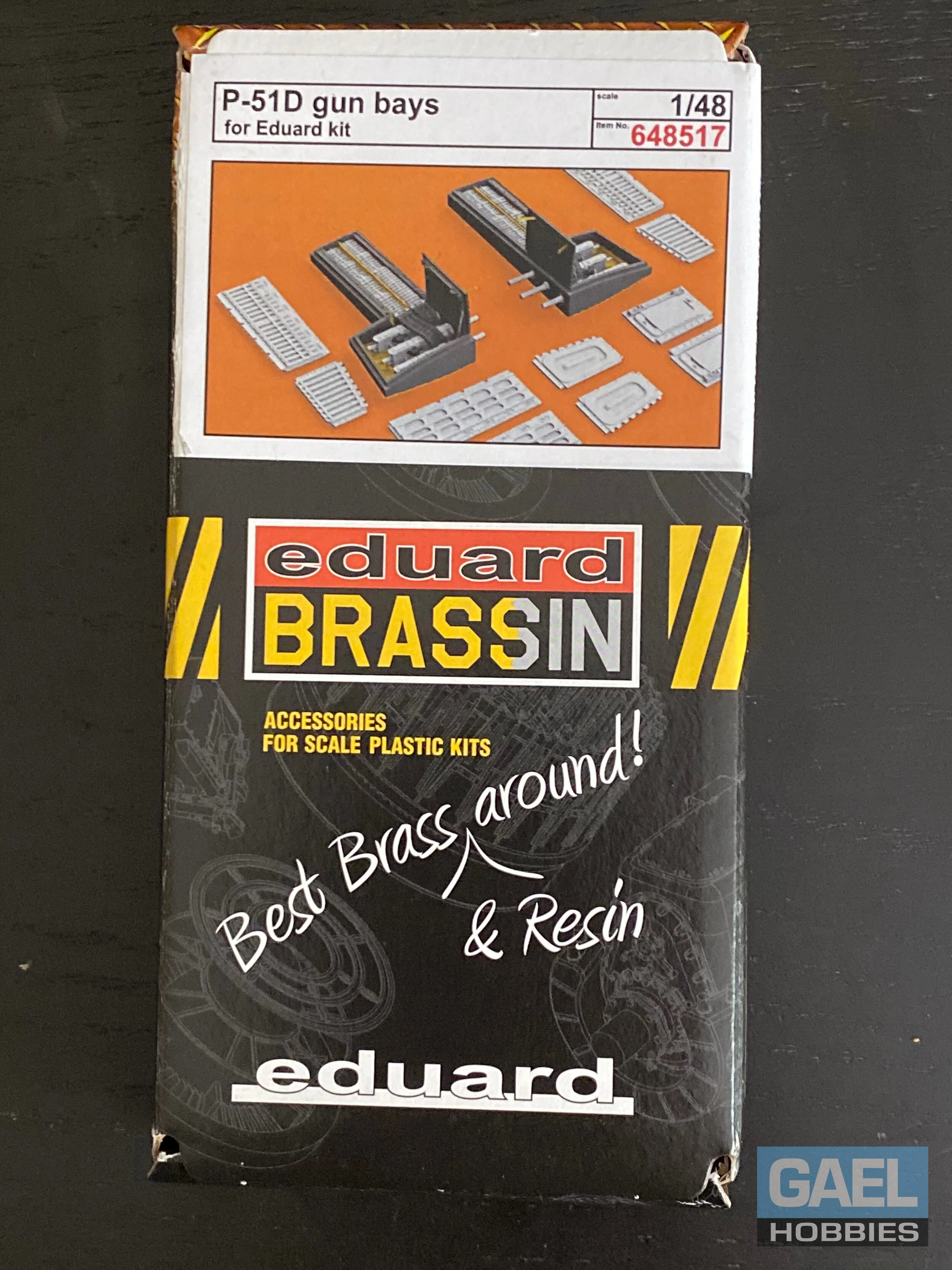 1/48 Eduard Brassin P-51D Gun Bays for EDU (Photo-Etch & Resin)