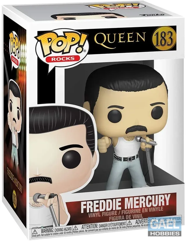 Funko POP! Rocks: Queen-Freddie Mercury Radio Gaga 1985 #183