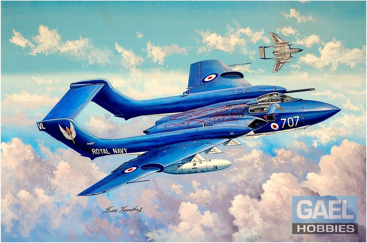1/48 Trumpeter  De Havilland DH.110 Sea Vixen Faw.2 #05808
