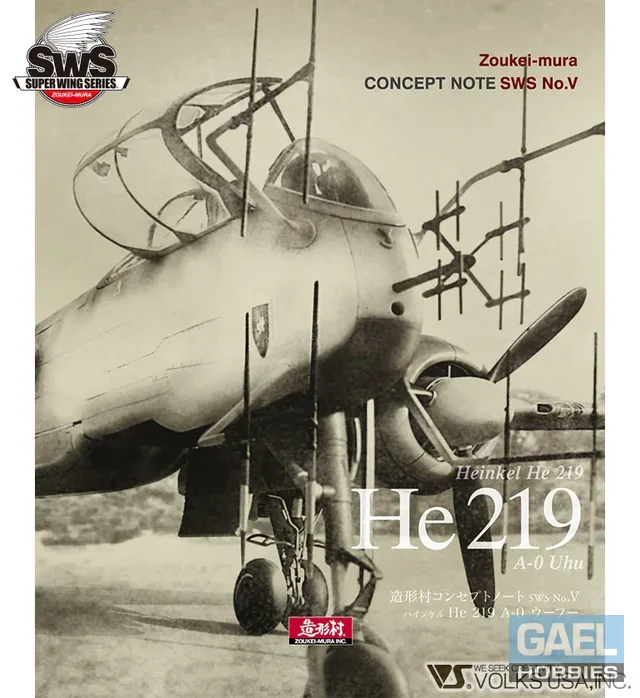 Zoukei-Mura Concept Note No V He219 A-0 Uhu Book (softcover)