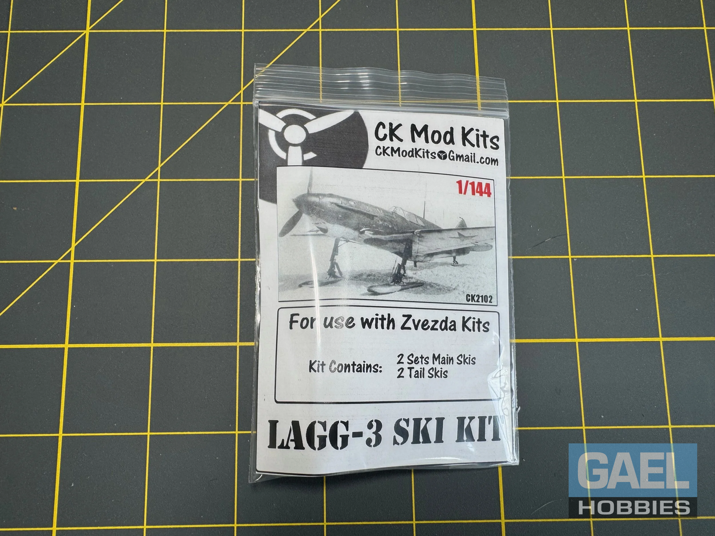 1/144 CK Mod Kits LaGG-3 Skis #CK2102