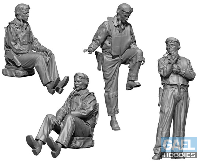 1/144 Legend US Navy Pilot Set 2 #LF4403