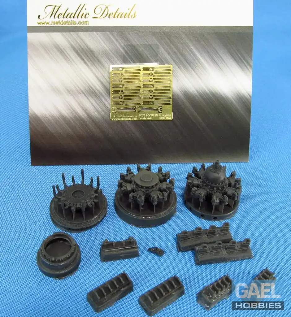 1/48 Metallic Details Engines Pratt & Whitney R-1830 Late #MDR4887