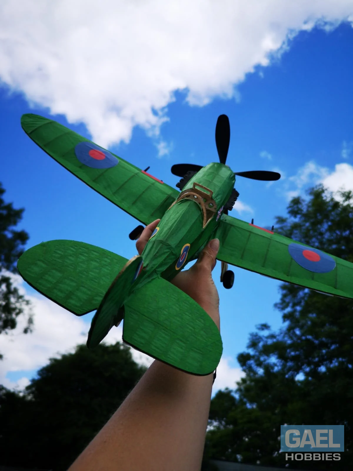 Henson's Flying Machines Spitfire Mk1 [FREE-FLIGHT] Balsa Kit