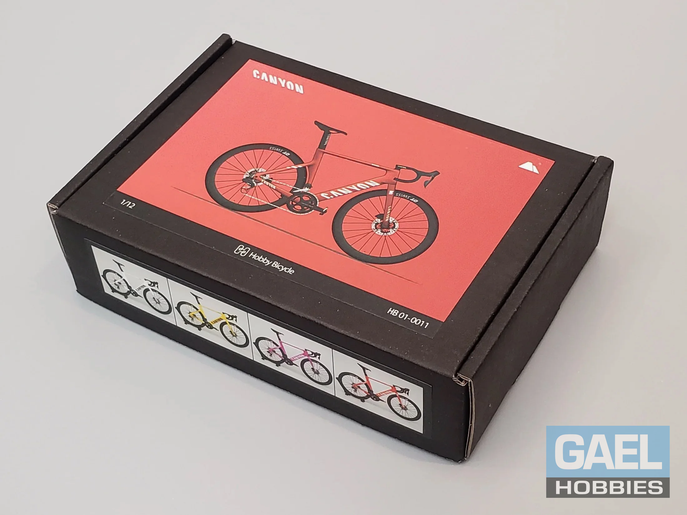 1/12 Hobbit Bike UNPAINTED/UNASSEMBLED White Mold CANYON Aeroad #HB01-0011