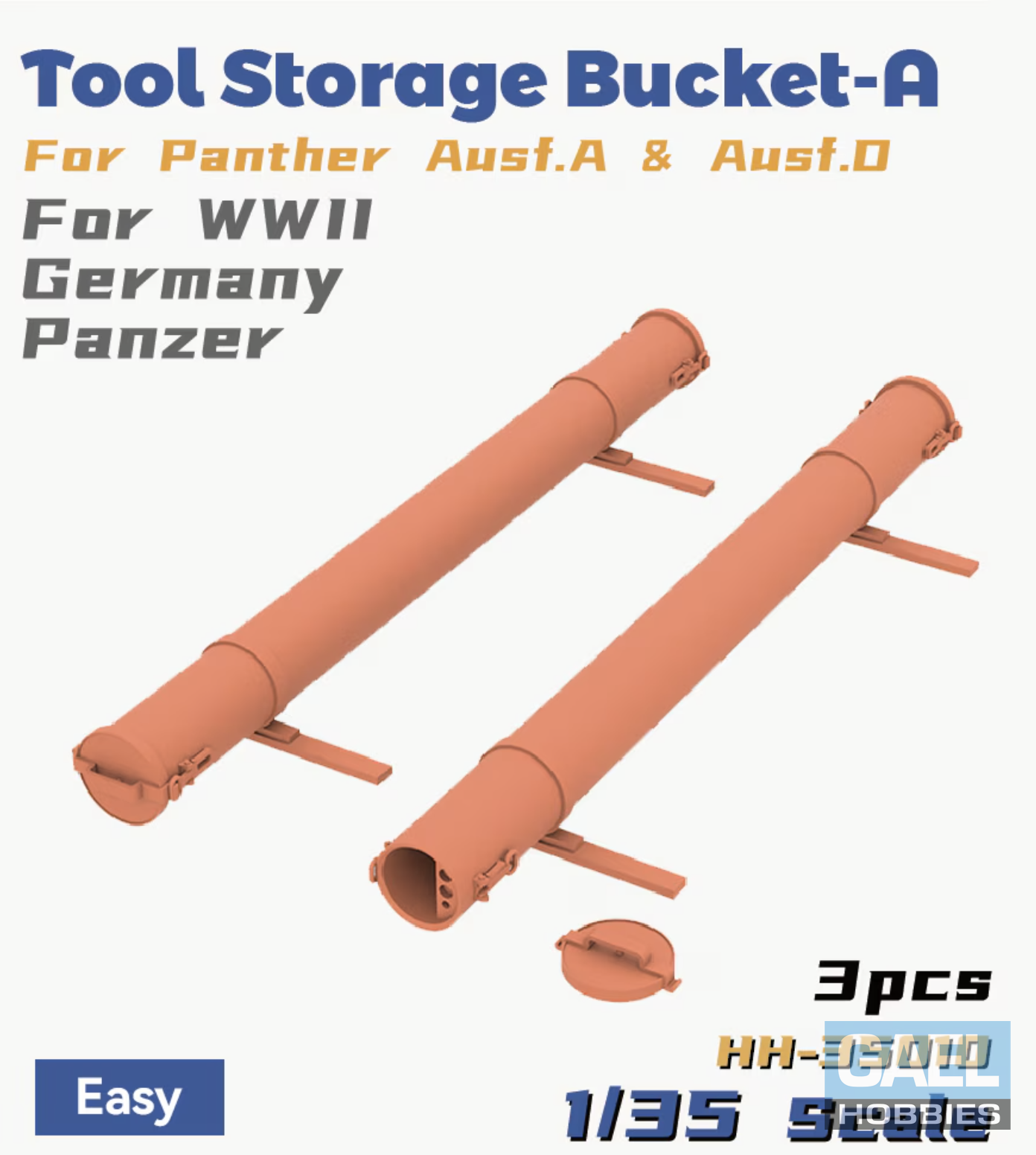 1/35 Heavy Hobby Tool Storage Bucket-A #HH35010