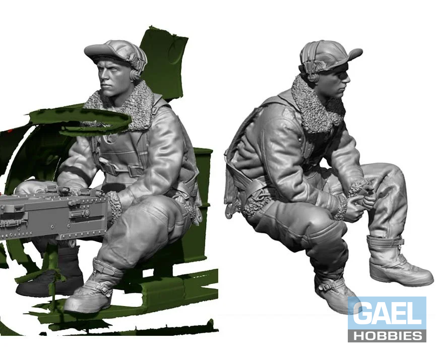 1/72 Legend Production WW2 US Bomber Tail Gunner #LA7212