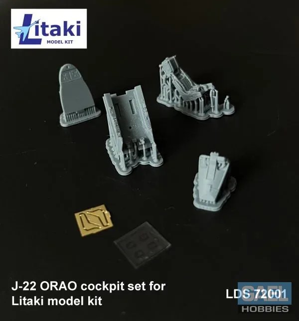 1/72 Litaki Cockpit Set for J-22 ORAO #LDS72001