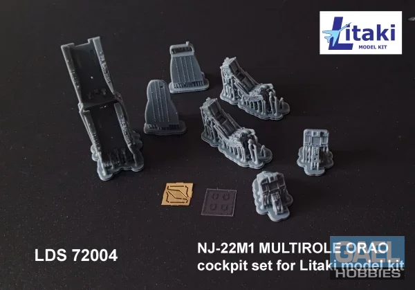 1/72 Litaki Cockpit Set for NJ-22M1 Multi-role ORAO #LDS72004