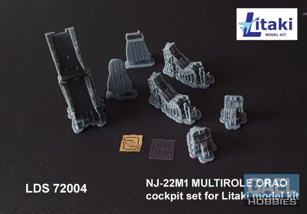 1/72 Litaki Cockpit Set for NJ-22M1 Multi-role ORAO #LDS72004