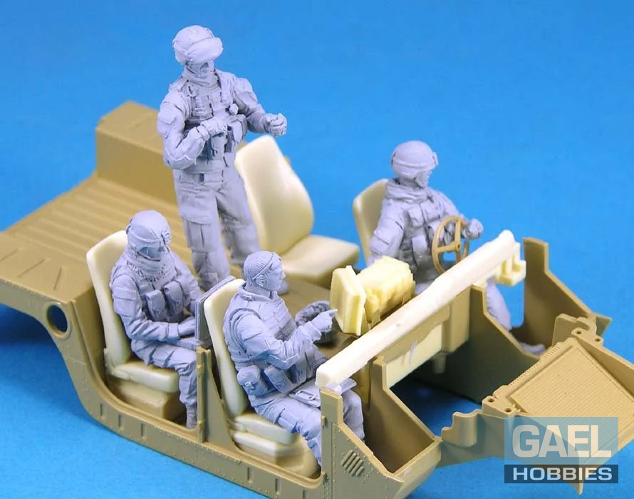 1/35 Legend Production US Vehicle Crew Set (4 Figures) #LF0129