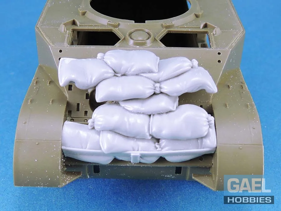 1/35 Legend Productions M5/M8 Tank Front Hull Sandbag Armor Set #LF1431