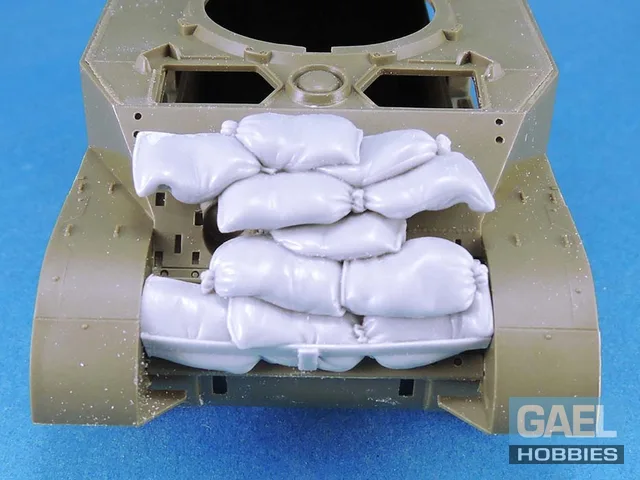 1/35 Legend Productions M5/M8 Tank Front Hull Sandbag Armor Set #LF1431
