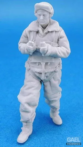 1/32 Legend Production WW2 US Bomber Waist Gunner (Two Heads) #LF3222